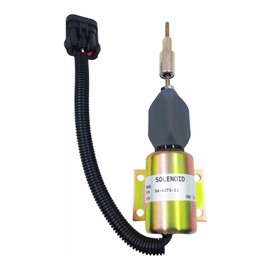 SPJIUQI 12V Fuel Shut Down Solenoid F3HZ-9A594-A for Ford 7.8 Diesel Engine SA-4273-12V Heavy Duty Truck B600 B700 F600 F700 F800 Shutoff 2003ES-12E6UC4B5S2