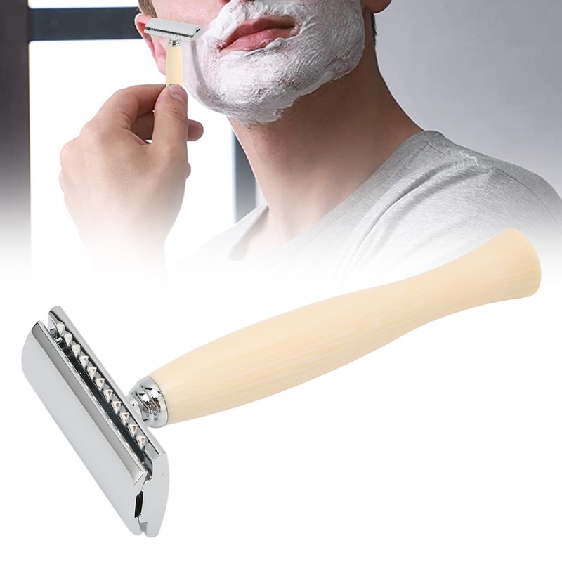 Safety Razor Double Edge Safe Accurate Shaving Simple Operation Practical