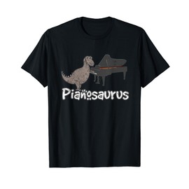 Pianosaurus Dinosaur Music Lover Piano Players Funny Pianist T-Shirt