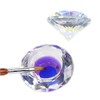 Nail Dappen Dish with Lid, ForSewian Crystal Glass Nail Monomer