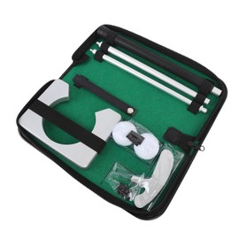 Generic Portable Golf Putter Set, Right Hand Golf Putter with Hole Cup and Balls, Travel Putting Practice Putting Kit for Indoor Office Practice