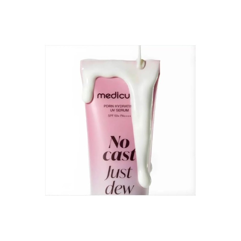 Medicube Pdrn Hydrating Uv Serum Spf 50+ Pa++++, No Cast