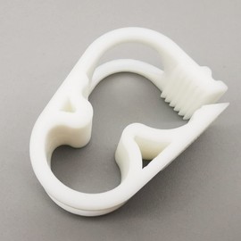 50PCS High Temperature Resistant Plastic Tubing Clamps 6 Grades Adjustable Hose Flow Control Tube Clip Shut Off Laboratory Pinch Valve Syphon Pipe Holder