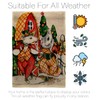 Holiday Mouses Burlap House Flag - Pack Winter Christmas Santa
