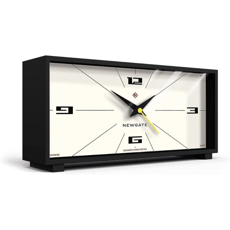NEWGATE® Thunderbird Silent Sweep Mantel Clock - No Tick Noise