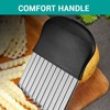 2 Pcs Large Crinkle Cutter - French Fry Slicer -