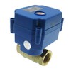 SENSTREE 1/2" Motorized Ball Valve, Brass Electric Ball Valve, DC9-24V