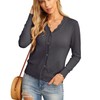 GRECERELLE Women's Cardigans Knit Long Sleeve V Neck Button Down