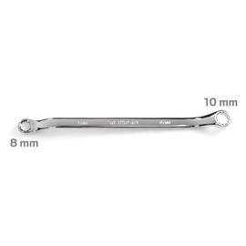 TEKTON 8 mm x 10 mm 45-Degree Offset Box End Wrench | WBE24308