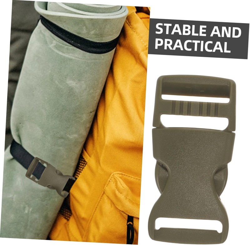 Operitacx Adjustable Backpack Buckles 4pcs Plastic Buckle Clips Quick Slide