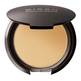 Bissú Maquillaje Compacto, Polvo Mate en 15 Tonos, Sin Aceites, Reduce Brillo y Líneas de Expresión (10 Honey, Mediano)