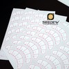 420 Pieces Lash Mapping Stickers, Lash Extensions Five-Point Positioning Stickers,