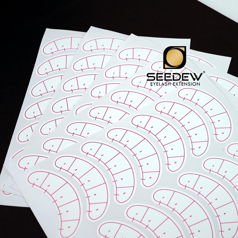 420 Pieces Lash Mapping Stickers, Lash Extensions Five-Point Positioning Stickers,