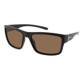 EDGEIWEAR Wrap Around Sports UV400 Sunglasses with Polarized Lens for Men Women Driving Fishing Running Biking (Matte Black, Brown)