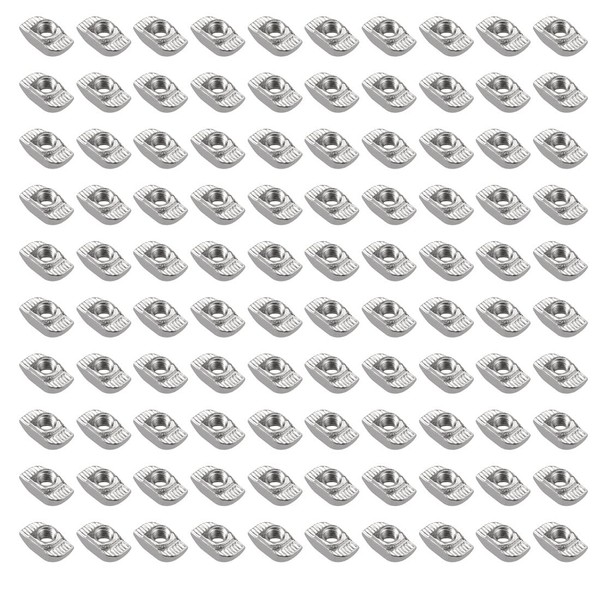 T-Slot Nuts, Hammer Head Nut 100 Pieces, T-Slot Nuts 8