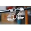 20 Pack S-Shaped Hanging Hooks, Versatile Pot Hangers, Closet Organizers,