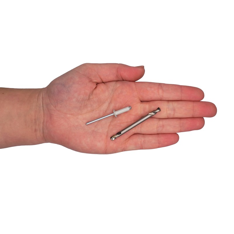SKIR'CO Pack of 350 blind rivets painted 4.0 x 14
