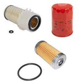 Stevens Lake Parts One New Engine Filter Service Kit Fits John Deere, Universal 650, 750 Models Interchangeable with CH10467, CH10467, CH15451, CH15451, CH15553, CH15553, M801002, M801002