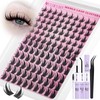 EYDEVRO Manga Lash Clusters Kit Anime Lash Clusters with Spikes