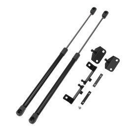 ARISELIFT Hood Struts Lift Supports for Jeep Wrangler JL 2018-2025 for Jeep Gladiator JT 2020-2025 Front Hood Lift Support Struts Bonnet Shocks Heavy Duty Hydraulic Prop Rod Gas Spring Black