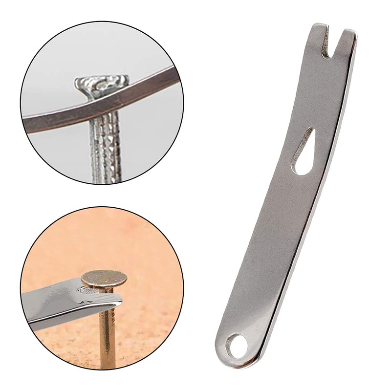 Stainless Mini Pry Bar Multifunctional Crank Crowbar Tool Pocket Travel