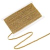 NBEADS 25 Yards Gold Lace Trim Ribbon, 0.23 Inch Gimp