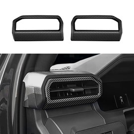 ushilife Dashboard Side Air Vent Outlet A/C Decorative Cover Trim Compatible with Toyota Tacoma 2024 2025, Dash Side Air Outlet AC Vent Cover Trim, Air Conditioner Outlet Frame Fit for Tacoma 2024+