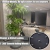 15.5Inch Plant Caddy with Hidden Wheels, Rolling Plants Stand with