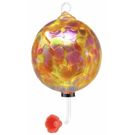 Glass Eye Studio Hummingbird Feeder Sunset Beauty