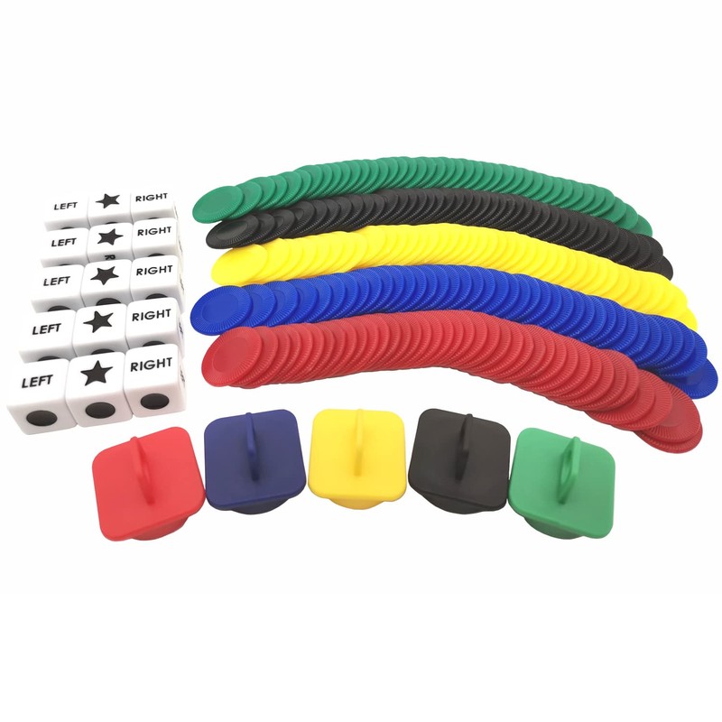 Left Right Center Dice Game Prime Set Bundle with 3
