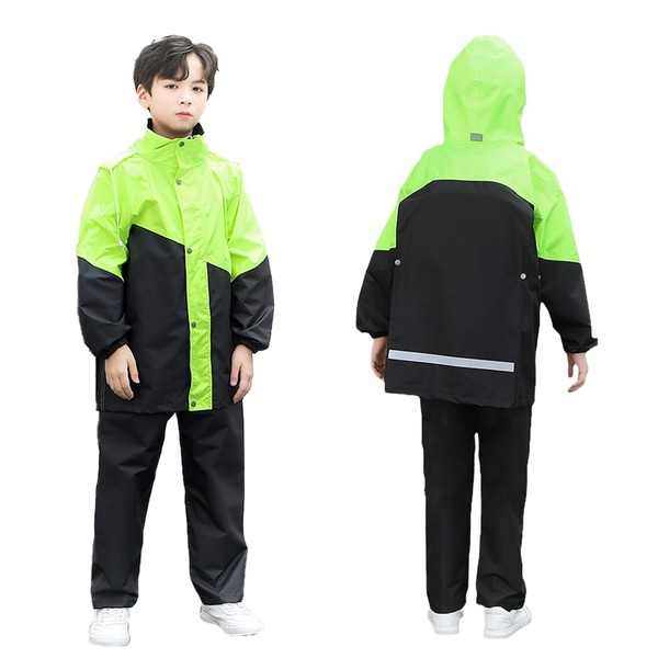 COSWIN Raincoat, Kids and Children, Top and Bottom Set, Rain
