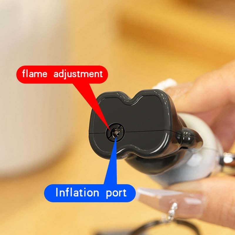 MKWGZPGW 2 Pack Color Gradient Cool Lighter,Refillable Butane Jet Torch