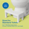 Step and Go Toilet Stool for Bathroom, Potty Poop Squat