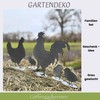 Storm's Gartenzaubereien Chicken Rooster Chickens Made of Metal – Shabby