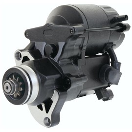 New 12V Starter Compatible with Harley Davidson Electra Glide Classic & Ultra, Fat Boy, Street Glide, Road King, Softail 2007-2013 Replaces 428000-3490 428000-3491 31619-06 31619-06A 31618-06