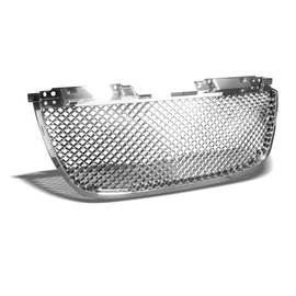Stehlen 642167820772 Compatible With 2007-2014 GMC Yukon/XL/Denali Mesh Front Hood Bumper Grille - Chrome