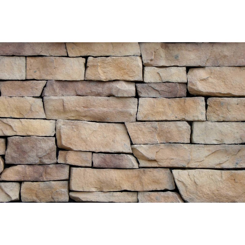 Veneer Stone Rubber Mold for Concrete or Plaster, Cliff Stone