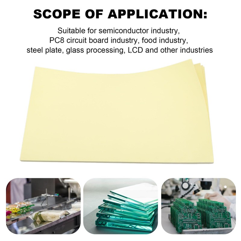 Lybunair 50 Sheets Single Use Extra Sticky Dust Roller Clean