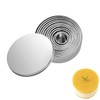 Cookie Cutters Stainless Steel Set ‌11 Pcs, Circle Crumpet Rings