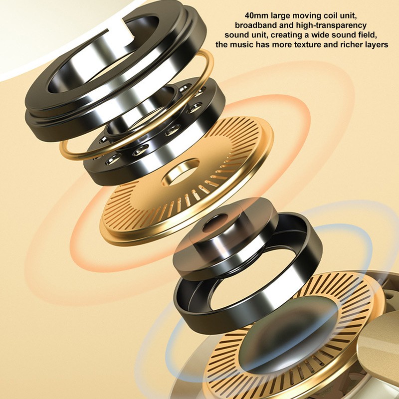 Bluetooth Gaming Headset Foldable Type C Interface Wireless Bluetooth 5.1