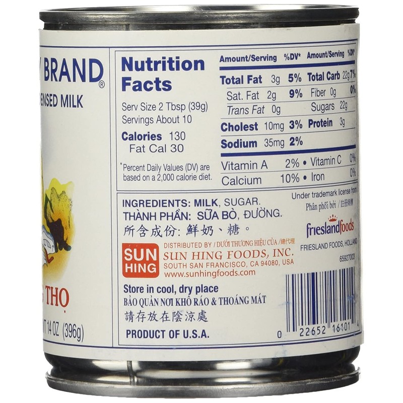 Longevity Sweetened Condensed Milk (Full Cream, Pack 4) Plus One