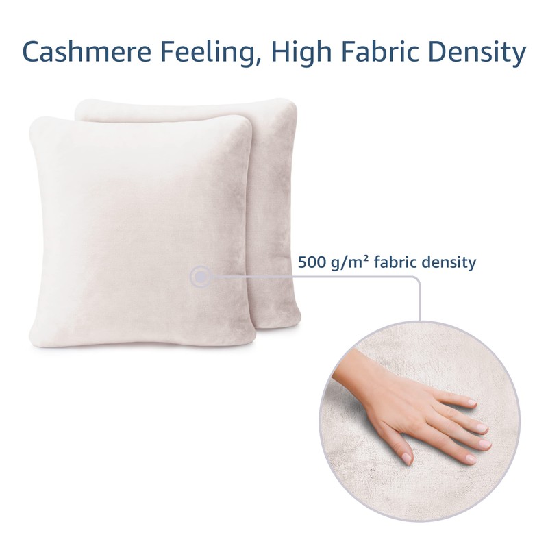 Amago - Cushion Cover Set of 2, Cashmere Feeling, 50