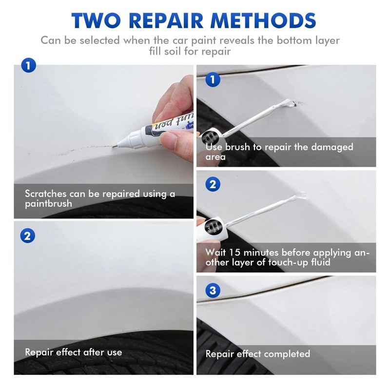 XTryfun Olympic/Summit White GAZ/WA8624/50 Touch Up Paint Compatible with GMC,