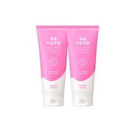 Happy Bath 해피바스 촉촉 히알루론 클렌징 폼 200g x 2개 Happy Bath Moisturizing Hyaluronic Acid Cleansing Foam 200g x 2