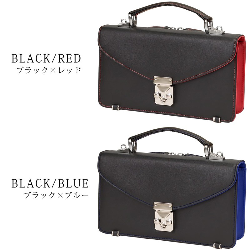 Diablo KA-518 Men's Leather 2-in-1 Wallet Bag with Strap, multicolor