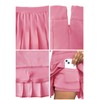 HERBATOMIA Women’s Pleated Hot Pink Tennis Skirt Mini School Uniform