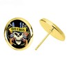 Guns Roses Stud Earring, Gold
