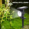 Importeek 3pz Lampara Luminario Solar Luces Led Jardin Estaca Exterior