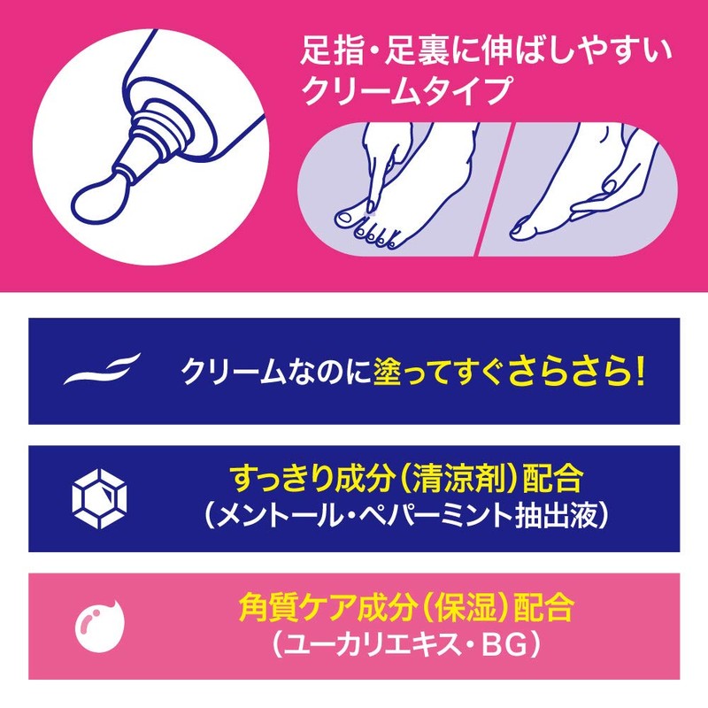 Biore Z Smooth Foot Cream (Foot Cream) 50g (x1)