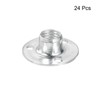 sourcing map M10 Brad Hole Tee Nut, 24pcs Carbon Steel